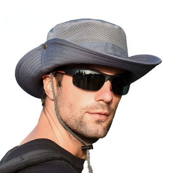 2022 Νέο Καπέλο Υπερμεγέθη Ανδρικό Καπέλο Ψαρά Παναμά Αδιάβροχο καπέλο ηλίου Καπέλο ορειβασίας παραλία Δυτικό καπέλο
