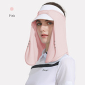 Sieviešu UV bloķējoša saules aizsardzība golfa kaklam, UV aizsardzība sejas šalle vasaras aktivitātēm brīvā dabā. Sejas bandana bez cepures