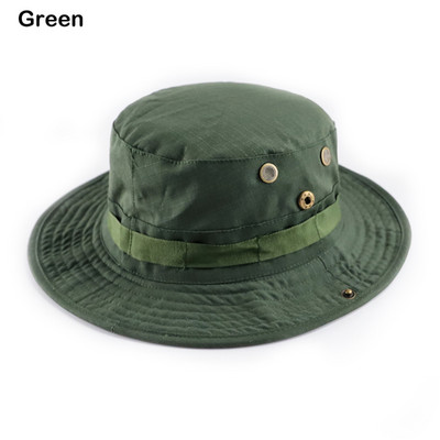 Kamufliažinė Boonie skrybėlė Taktinė JAV armijos kibiro kepurės Karinės daugiakamerės Panamos vasaros kepurė Medžioklė Žygiai Lauke Camo Kepurės nuo saulės Vyrai