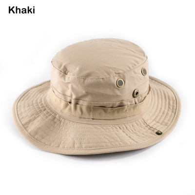 Kamufliažinė Boonie skrybėlė Taktinė JAV armijos kibiro kepurės Karinės daugiakamerės Panamos vasaros kepurė Medžioklė Žygiai Lauke Camo Kepurės nuo saulės Vyrai
