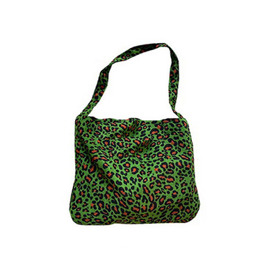 Hylhexyr Ins naiste velvetist õlakott Roheline leopardimustriga riidest käekott Õhukese stiiliga ostukotid