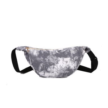 Γυναικεία νέα Fanny Pack Γυναικείες γραβάτες Dye Τσάντες ώμου Καμβάς μόδας Hobo Τσάντα Casual Γυναικεία Καθημερινή Ρετρό Τσάντα Messenger Τσάντα στήθους