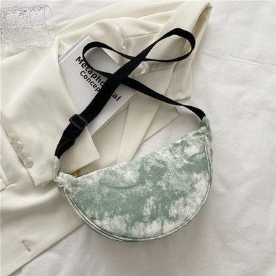 Γυναικεία νέα Fanny Pack Γυναικείες γραβάτες Dye Τσάντες ώμου Καμβάς μόδας Hobo Τσάντα Casual Γυναικεία Καθημερινή Ρετρό Τσάντα Messenger Τσάντα στήθους