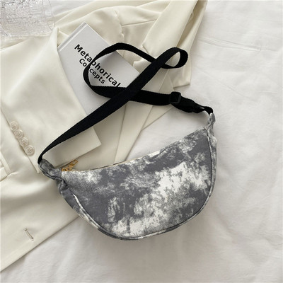 Γυναικεία νέα Fanny Pack Γυναικείες γραβάτες Dye Τσάντες ώμου Καμβάς μόδας Hobo Τσάντα Casual Γυναικεία Καθημερινή Ρετρό Τσάντα Messenger Τσάντα στήθους