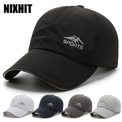 NIXHIT Summer Outdoor Sports Breathable The Quick Drying Ανδρικό γυναικείο καπέλο μπέιζμπολ Travel Fishing Climbing Runnning Hat A216