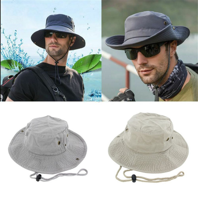 Fashion Sport Bucket Καπέλο Ποδηλασία Προστασία λαιμού Πρόσωπο Anti-UV Fishing Καπέλο Fisherman's Hat Sun Cap Καπέλο πεζοπορίας