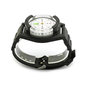 Υπαίθρια πυξίδα Πεζοπορία Camping Diving Precision Professional Wrist Diving Compass 50 M/164FT Πυξίδα Αδιάβροχη