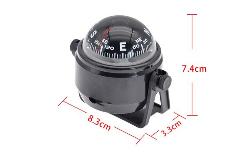 Āra jūras jūras elektroniskais digitālais kompass laivu karavāna kravas automašīna melna automašīnu kompass laivas aprīkojums Daudzfunkcionāls