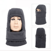 2022 Зимна шапка за мъже, жени, поларен шал, шапка с врата, по-топла, дебела, туризъм, бягане, колоездене, шапка, ски маска, качулка, наушници, ветроустойчива