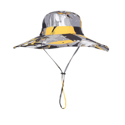 Fashion Soild Color Vödörsapkák Vízálló, széles karimájú férfi UV-álló, gyorsan száradó horgászat túrázás női légáteresztő nyári nyári sapkák