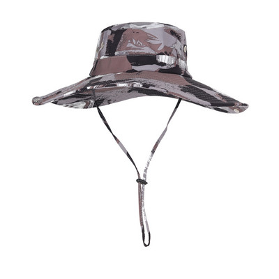 Fashion Soild Color Vödörsapkák Vízálló, széles karimájú férfi UV-álló, gyorsan száradó horgászat túrázás női légáteresztő nyári nyári sapkák