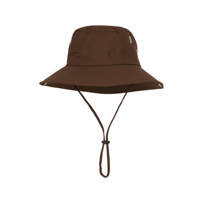 Fashion Soild Color Vödörsapkák Vízálló, széles karimájú férfi UV-álló, gyorsan száradó horgászat túrázás női légáteresztő nyári nyári sapkák