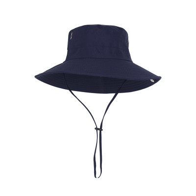 Fashion Soild Color Vödörsapkák Vízálló, széles karimájú férfi UV-álló, gyorsan száradó horgászat túrázás női légáteresztő nyári nyári sapkák