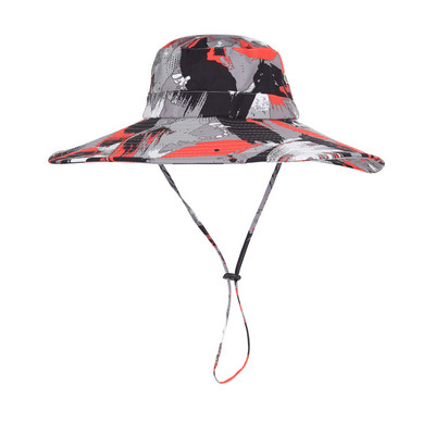 Fashion Soild Color Vödörsapkák Vízálló, széles karimájú férfi UV-álló, gyorsan száradó horgászat túrázás női légáteresztő nyári nyári sapkák