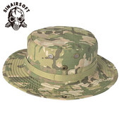 Multicam Tactical Airsoft Sniper Camouflage Bucket Boonie Καπέλα Νεπάλ SWAT Army Panama Military Accessories Summer Men