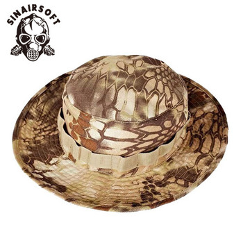 Multicam Tactical Airsoft Sniper Camouflage Bucket Boonie Καπέλα Νεπάλ SWAT Army Panama Military Accessories Summer Men
