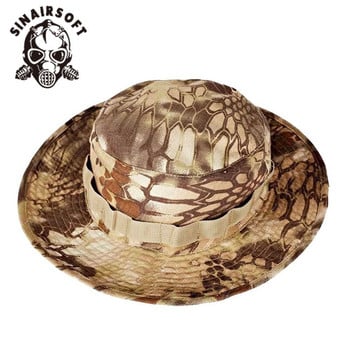 Multicam Tactical Airsoft Sniper Camouflage Bucket Boonie Hats Nepalese Cap SWAT Army Panama Military Accessories Summer Men