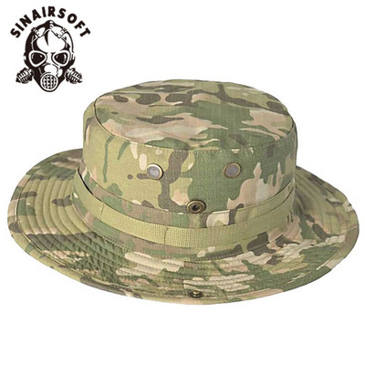 Multicam Tactical Airsoft Sniper Camuflaj Găleată Boonie Pălării Șapcă nepaleză SWAT Army Panama Accesorii militare Vară Bărbați