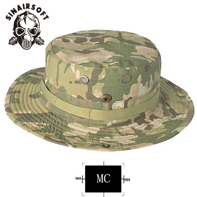 Multicam Tactical Airsoft Sniper Camouflage Bucket Boonie Καπέλα Νεπάλ SWAT Army Panama Military Accessories Summer Men