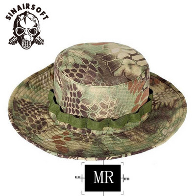 Multicam Tactical Airsoft Sniper Camouflage Bucket Boonie Καπέλα Νεπάλ SWAT Army Panama Military Accessories Summer Men
