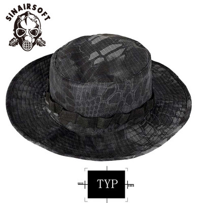 Multicam Tactical Airsoft Sniper Camouflage Bucket Boonie Καπέλα Νεπάλ SWAT Army Panama Military Accessories Summer Men