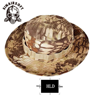 Multicam Tactical Airsoft Sniper Camouflage Bucket Boonie Καπέλα Νεπάλ SWAT Army Panama Military Accessories Summer Men