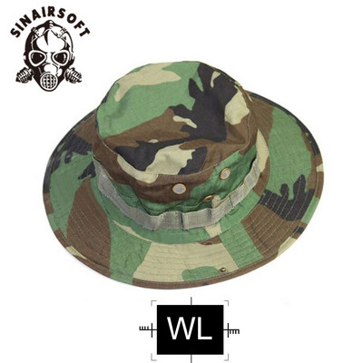 Multicam Tactical Airsoft Sniper Camouflage Bucket Boonie Καπέλα Νεπάλ SWAT Army Panama Military Accessories Summer Men
