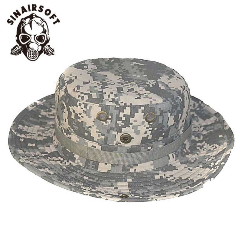 Multicam Tactical Airsoft Sniper Camouflage Bucket Boonie Καπέλα Νεπάλ SWAT Army Panama Military Accessories Summer Men