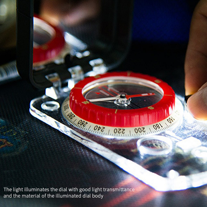 Naturehike`i välikämpingu kompass Geoloogiline luminofoorkompass kaasaskantav digitaalne kompass välironimiseks matkatel matkamise tööriistad