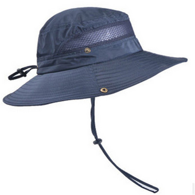 Западни каубойски шапки за мъже Летни ретро мрежести дишащи мъжки кофи шапки Ваканционни плажни шапки Мъжки вятърни въжета Фиксирана туристическа шапка Мъжки