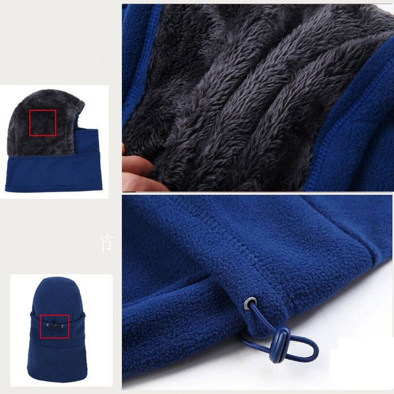 2022. aasta talvemüts Suusamask Paks, soe meestele Naistele Beanie kapuutsiga müts polaarfliisist õues matkamine, jalgrattasõit, tuulekindel sall