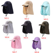 Napvédő sapka multifunkcionális ultraibolya védő fülvédő fülvédő sapka nyakvédő túra sapka kültéri unisex nyári