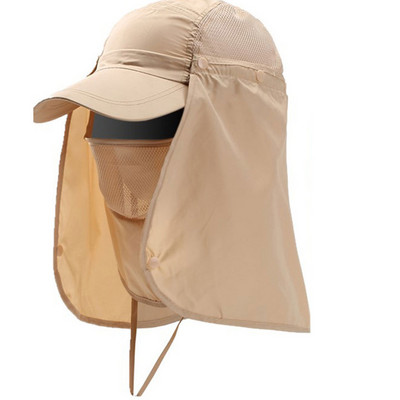 Napvédő sapka multifunkcionális ultraibolya védő fülvédő fülvédő sapka nyakvédő túra sapka kültéri unisex nyári