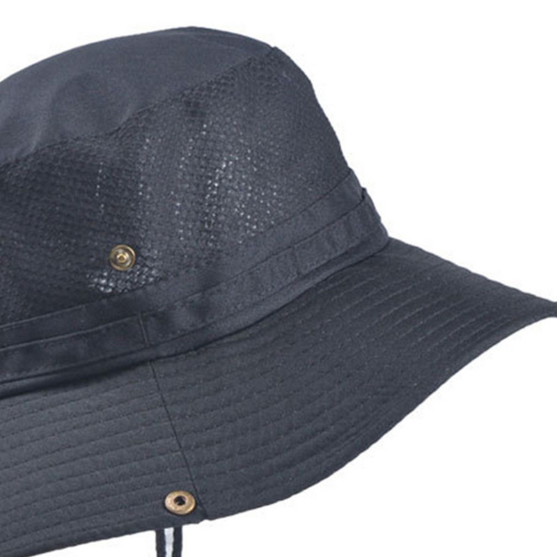 Õues kalapüügi müts Mees hingav kokkupandav ühevärviline müts telkimine matkamine suvepoistele päikesepaistega müts päikesevarju varustus