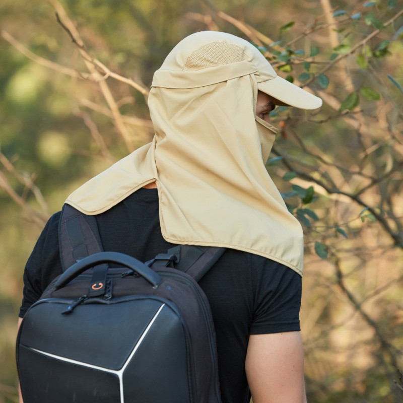 Multifunktsionaalne päikesevari meeste mütsid Kiirelt kuivav eemaldatav hingav suvemüts Pesapallimüts Õues kalapüük Matkamine Meeste päikesemüts