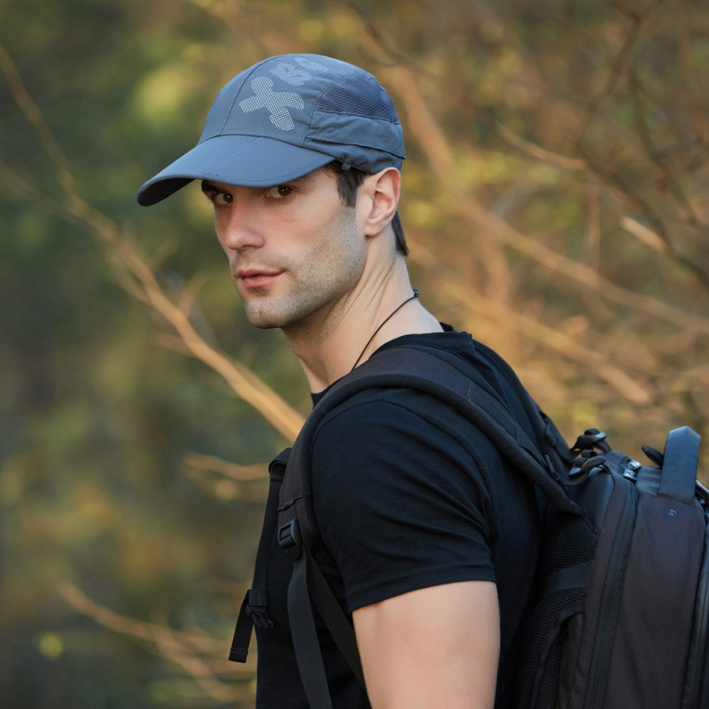 Multifunktsionaalne päikesevari meeste mütsid Kiirelt kuivav eemaldatav hingav suvemüts Pesapallimüts Õues kalapüük Matkamine Meeste päikesemüts