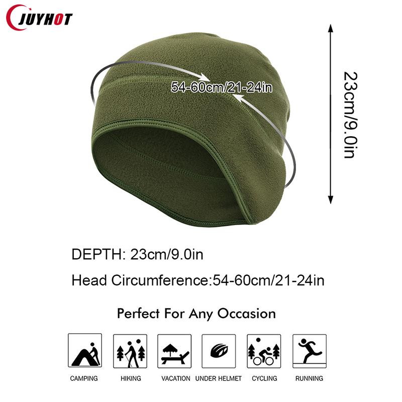 Шапки за бягане през зимата Термична шапка от полар Ски Ветроустойчива наушница Топли шапки Туризъм Ски Колоездене Сноуборд Спортна шапка Шапки