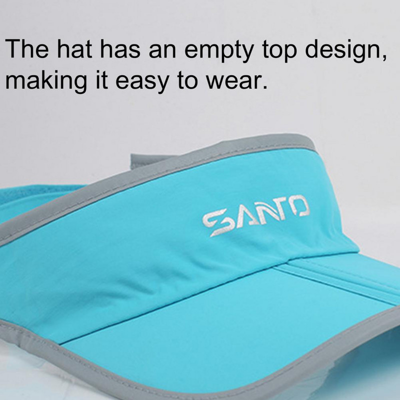 Модна мъжка дамска шапка за слънце Шапка за момичета Плажна шапка за слънце Спортна лента за глава Класическа регулируема бейзболна шапка за слънце Спортна козирка