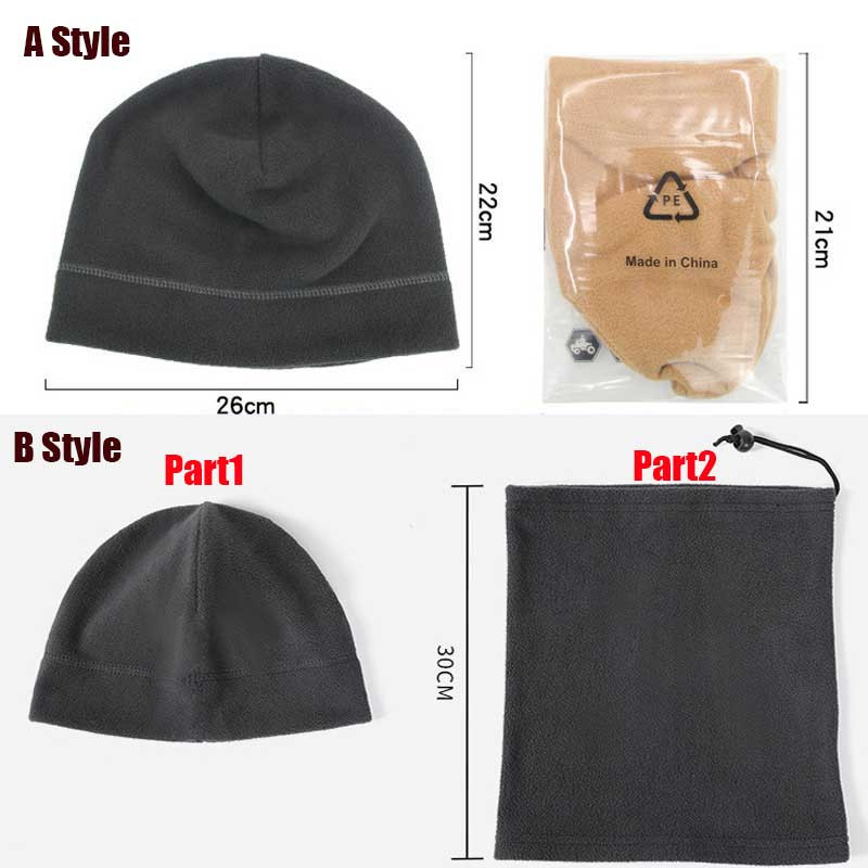 Välisfliiskangast mütsid Tuulekindlad Unisex Taktikaline Balaclava Näo Kaelakate Talvine Mehed Telkimine Kalapüük Matkamine Jalgrattasõit Suusamütsi