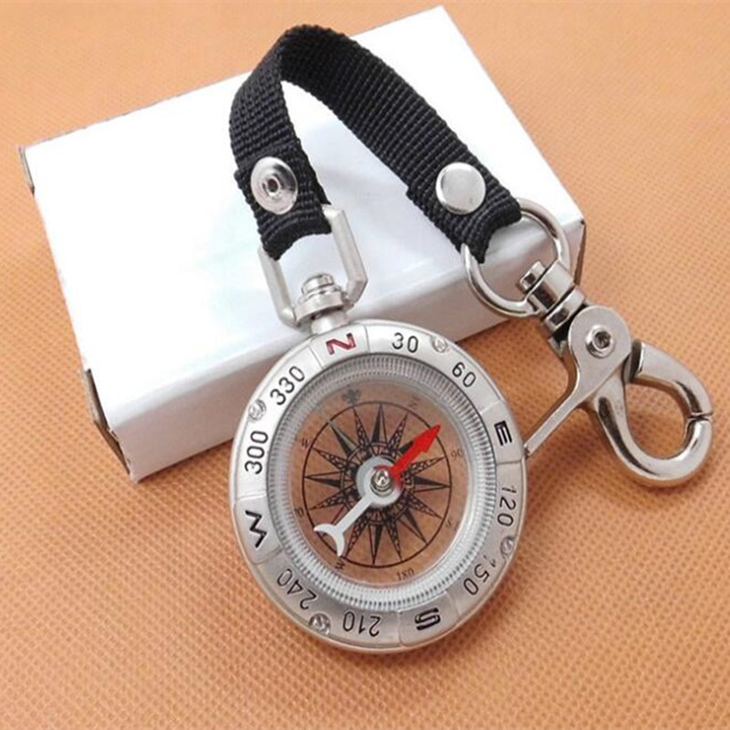 Vanaaegne metallist kaelapael Kaasaskantav võtmehoidja kompass matkamine Matkamine Osuti Osutaja Juhis sportimiseks välitingimustes