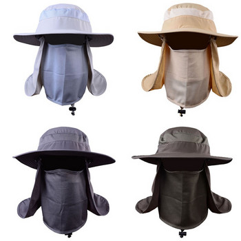 Καπέλα ψαρέματος Ανδρικά γυναικεία αντιανεμικό αντηλιακό αποσπώμενο / αφαιρούμενο κάλυμμα για το λαιμό του αυτιού Αξεσουάρ αθλητικών ενδυμάτων εξωτερικού χώρου Fishermen Hat