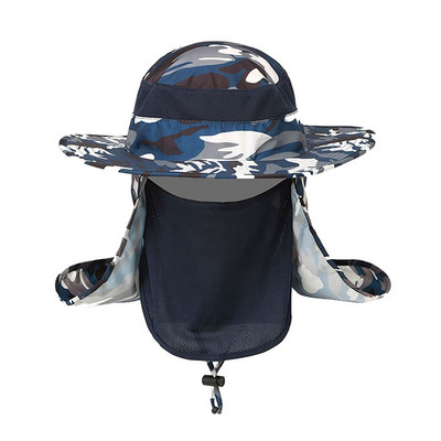 Capace de pescuit Bărbați Femei Umbrelă de soare detașabilă/detașabilă Capac pentru gâtul urechii Căciulă de pescari Accesorii pentru îmbrăcăminte sportivă în aer liber