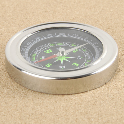 New metal stainless steel large compass portable compass navigation North guide for outdoor mountaineering Tourism