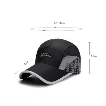 Νέο Καλοκαιρινό Υπαίθριο Αθλητισμό Αναπνεύσιμο Εξαιρετικά Λεπτό Γυναικείο Καπέλο του Μπέιζμπολ Ανδρικό Καπέλο Μπέιζμπολ Αναρρίχησης Ψάρεμα Πεζοπορίας Αντιηλιακό Καπέλο A163