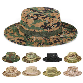 Άνδρες που κυνηγούν πεζοπορία υπαίθρια καπέλα καμουφλάζ Καπέλο καμουφλάζ Καπέλο τακτικής Στρατού των ΗΠΑ Στρατιωτικό Καλοκαιρινό καπέλο Παναμά