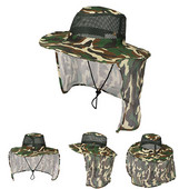 Õues kasutatavad Unisex matkamütsid Õues Sport Kalapüügi Matkamüts UV-kaitse Näo Kaela klapp Mehe päikesemüts