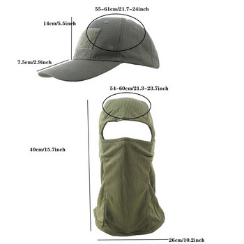 Military Hood Tactical Army Caps Baseball Men Balaclava Υπαίθρια πεζοπορία Alpine Cap Tactical Camouflage Balaclava Μάσκα για όλο το πρόσωπο