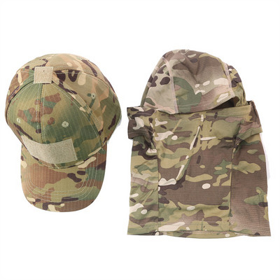 Sõjaväe kapuutsiga taktikalised armee pesapallimütsid meeste balaclava õues matkamine Alpi müts taktikaline kamuflaaž Balaclava täismask
