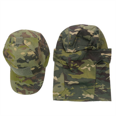 Sõjaväe kapuutsiga taktikalised armee pesapallimütsid meeste balaclava õues matkamine Alpi müts taktikaline kamuflaaž Balaclava täismask