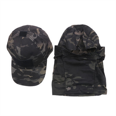 Sõjaväe kapuutsiga taktikalised armee pesapallimütsid meeste balaclava õues matkamine Alpi müts taktikaline kamuflaaž Balaclava täismask